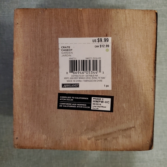 Rustic Planter Pot - Wooden Ashland - BNWT - Picture 3 of 5